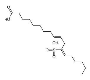 (9Z,12Z)-12-sulfooctadeca-9,12-dienoic acid结构式