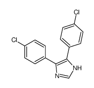 4,5-bis(4-chlorophenyl)-1H-imidazole结构式