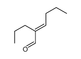 2-propylhex-2-enal Structure
