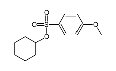cyclohexyl 4-methoxybenzenesulfonate Structure