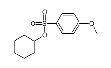 cyclohexyl 4-methoxybenzenesulfonate结构式