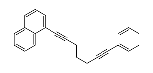 1-(7-phenylhepta-1,6-diynyl)naphthalene结构式