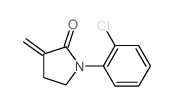 1-(2-chlorophenyl)-3-methylidenepyrrolidin-2-one结构式