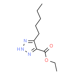 5-Pentyl-1H-1,2,3-triazole-4-carboxylic acid ethyl ester picture