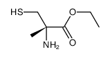 D-Cysteine, 2-methyl-, ethyl ester (9CI)结构式