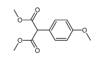 dimethyl 2-(4-methoxyphenyl)malonate structure