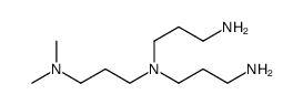 N'-(3-aminopropyl)-N'-[3-(dimethylamino)propyl]propane-1,3-diamine结构式