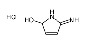 2H-Pyrrol-2-ol, 5-amino-, monohydrochloride Structure