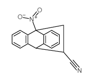 9-Nitro-11-cyano-9,10-dihydro-9,10-ethano-anthracen Structure