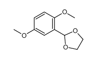 2-(2,5-dimethoxyphenyl)-1,3-dioxolane结构式