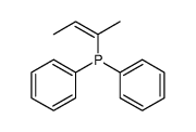 (Z)-(1-Methyl-1-propenyl)diphenylphosphine结构式