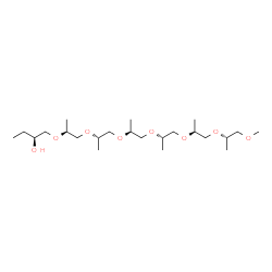 4,7,10,13,16,19-Hexamethyl-2,5,8,11,14,17,20-heptaoxatetracosan-22-ol structure