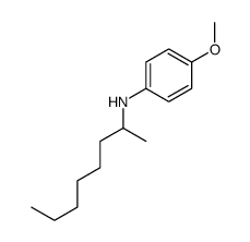 4-methoxy-N-octan-2-ylaniline Structure