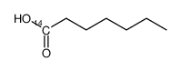 [1-14C]heptanoic acid Structure