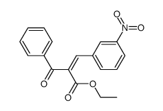 ethyl 2-benzoyl-3-(3-nitrophenyl)acrylate Structure