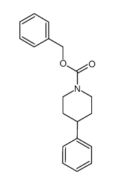 4-苯基哌啶-1-羧酸苄酯结构式
