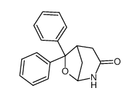 7-Oxa-2-azabicyclo[3.2.1]-6,6-diphenyloctan-3-one Structure