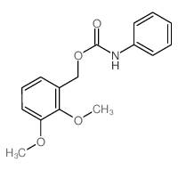 Benzenemethanol,2,3-dimethoxy-, 1-(N-phenylcarbamate) Structure