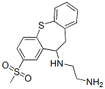 10-[(2-Aminoethyl)amino]-8-(methylsulfonyl)-10,11-dihydrodibenzo[b,f]thiepin结构式