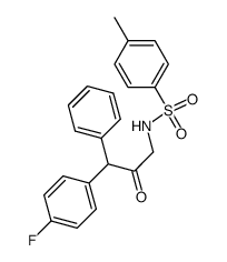 N-(3-(4-fluorophenyl)-2-oxo-3-phenylpropyl)-4-methylbenzenesulfonamide Structure
