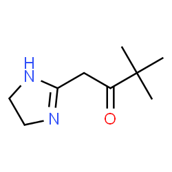 2-Butanone,1-(4,5-dihydro-1H-imidazol-2-yl)-3,3-dimethyl- structure