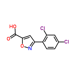 3-(2,4-Dichlorophenyl)-1,2-oxazole-5-carboxylic acid Structure