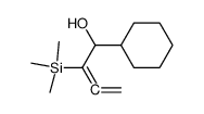 1-cyclohexyl-2-(trimethylsilyl)-2,3-butadien-1-ol Structure