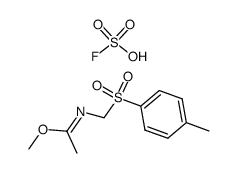 methylN-(tosylmethyl)acetimidate sulfurofluoridate Structure