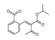 propan-2-yl 2-[(2-nitrophenyl)methylidene]-3-oxobutanoate结构式