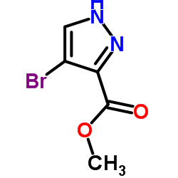 4-溴-吡唑-3-甲酸甲酯结构式