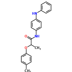 N-(4-Anilinophenyl)-2-(4-methylphenoxy)propanamide Structure