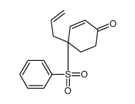 4-(benzenesulfonyl)-4-prop-2-enylcyclohex-2-en-1-one Structure