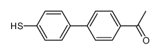 4-acetyl-4'-mercapto[1,1'-biphenyl]结构式