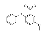 4-甲氧基-2-硝基-1-苯氧基苯结构式