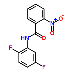 N-(2,5-Difluorophenyl)-2-nitrobenzamide结构式