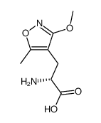 (R)-2-amino-3-(3-methoxy-5-methylisoxazol-4-yl)propanoic acid Structure