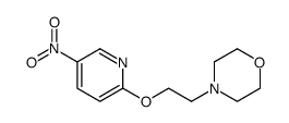 2-(2-morpholinoethoxy)-5-nitropyridine结构式