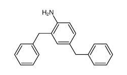 2,4-dibenzyl-aniline结构式