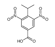 3,5-dinitro-4-propan-2-ylbenzoic acid结构式