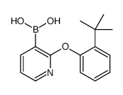[2-(2-tert-butylphenoxy)pyridin-3-yl]boronic acid Structure