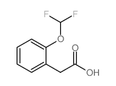 2-(Difluoromethoxy)phenylacetic acid Structure
