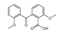 2-(2'-Methoxybenzoyl)-6-methoxybenzoic acid结构式