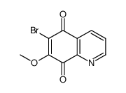 6-bromo-7-methoxyquinoline-5,8-dione结构式