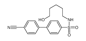 4-(4-cyanophenyl)-N-(5-hydroxypentyl)benzenesulfonamide Structure