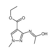 ethyl 3-acetamido-1-methylpyrazole-4-carboxylate结构式