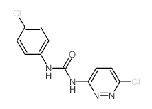 3-(4-chlorophenyl)-1-(6-chloropyridazin-3-yl)urea structure
