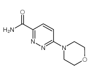 6-(4-吗啉)-3-哒嗪羧胺结构式