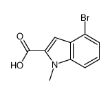 4-bromo-1-methyl-1H-indole-2-carboxylic acid structure