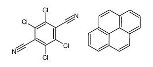 pyrene,2,3,5,6-tetrachlorobenzene-1,4-dicarbonitrile Structure