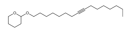 2-hexadec-8-ynoxyoxane Structure